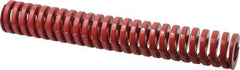 Dayton Lamina - 1-1/2" Hole Diam, 3/4" Rod Diam, 10" Free Length, Red Die Spring - 34.6 Lb Max Deflection, 3" Max Deflection, Heavy Duty, Chromium Vanadium Steel - USA Tool & Supply