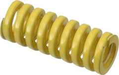 Dayton Lamina - 1/2" Hole Diam, 9/32" Rod Diam, 1-1/4" Free Length, Yellow Die Spring - 25.2 Lb Max Deflection, 0.31" Max Deflection, Extra Heavy Duty, Chromium Vanadium Steel - USA Tool & Supply