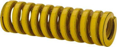 Dayton Lamina - 5/8" Hole Diam, 11/32" Rod Diam, 2" Free Length, Yellow Die Spring - 31.7 Lb Max Deflection, 0.5" Max Deflection, Extra Heavy Duty, Chromium Vanadium Steel - USA Tool & Supply