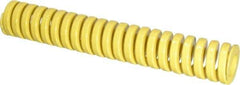 Dayton Lamina - 1" Hole Diam, 1/2" Rod Diam, 6" Free Length, Yellow Die Spring - 34.4 Lb Max Deflection, 1.5" Max Deflection, Extra Heavy Duty, Chromium Vanadium Steel - USA Tool & Supply