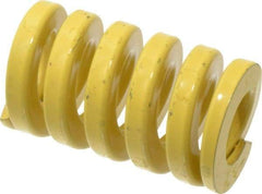 Dayton Lamina - 1-1/2" Hole Diam, 3/4" Rod Diam, 2-1/2" Free Length, Yellow Die Spring - 241 Lb Max Deflection, 0.63" Max Deflection, Extra Heavy Duty, Chromium Vanadium Steel - USA Tool & Supply