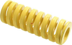 Dayton Lamina - 1-1/2" Hole Diam, 3/4" Rod Diam, 4" Free Length, Yellow Die Spring - 139 Lb Max Deflection, 1" Max Deflection, Extra Heavy Duty, Chromium Vanadium Steel - USA Tool & Supply