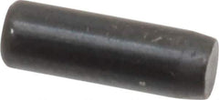 Holo-Krome - 1/8" Diam x 3/8" Pin Length Grade 8 Alloy Steel Standard Dowel Pin - Black Luster Finish, C 47-58 & C 60 (Surface) Hardness, 1 Beveled & 1 Rounded End - USA Tool & Supply