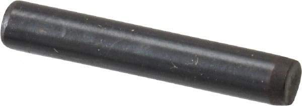 Holo-Krome - 1/8" Diam x 3/4" Pin Length Grade 8 Alloy Steel Standard Dowel Pin - Black Luster Finish, C 47-58 & C 60 (Surface) Hardness, 1 Beveled & 1 Rounded End - USA Tool & Supply
