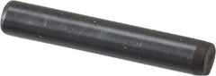 Holo-Krome - 1/8" Diam x 3/4" Pin Length Grade 8 Alloy Steel Standard Dowel Pin - Black Luster Finish, C 47-58 & C 60 (Surface) Hardness, 1 Beveled & 1 Rounded End - USA Tool & Supply
