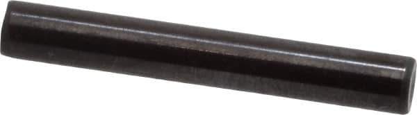 Holo-Krome - 1/8" Diam x 7/8" Pin Length Grade 8 Alloy Steel Standard Dowel Pin - Black Luster Finish, C 47-58 & C 60 (Surface) Hardness, 1 Beveled & 1 Rounded End - USA Tool & Supply