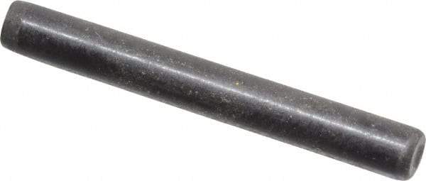 Holo-Krome - 1/8" Diam x 1" Pin Length Grade 8 Alloy Steel Standard Dowel Pin - Black Luster Finish, C 47-58 & C 60 (Surface) Hardness, 1 Beveled & 1 Rounded End - USA Tool & Supply