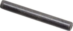 Holo-Krome - 1/8" Diam x 1" Pin Length Grade 8 Alloy Steel Standard Dowel Pin - Black Luster Finish, C 47-58 & C 60 (Surface) Hardness, 1 Beveled & 1 Rounded End - USA Tool & Supply