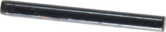 Holo-Krome - 1/8" Diam x 1-1/4" Pin Length Grade 8 Alloy Steel Standard Dowel Pin - Black Luster Finish, C 47-58 & C 60 (Surface) Hardness, 1 Beveled & 1 Rounded End - USA Tool & Supply