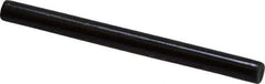 Holo-Krome - 1/8" Diam x 1-1/2" Pin Length Grade 8 Alloy Steel Standard Dowel Pin - Black Luster Finish, C 47-58 & C 60 (Surface) Hardness, 1 Beveled & 1 Rounded End - USA Tool & Supply