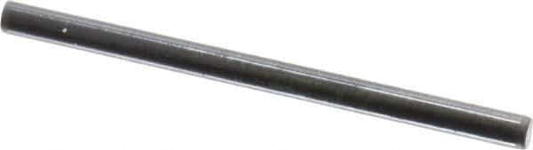 Holo-Krome - 1/8" Diam x 2" Pin Length Grade 8 Alloy Steel Standard Dowel Pin - Black Luster Finish, C 47-58 & C 60 (Surface) Hardness, 1 Beveled & 1 Rounded End - USA Tool & Supply