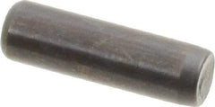 Holo-Krome - 3/16" Diam x 5/8" Pin Length Grade 8 Alloy Steel Standard Dowel Pin - Black Luster Finish, C 47-58 & C 60 (Surface) Hardness, 1 Beveled & 1 Rounded End - USA Tool & Supply