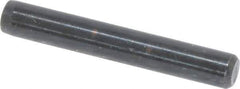 Holo-Krome - 3/16" Diam x 1-1/4" Pin Length Grade 8 Alloy Steel Standard Dowel Pin - Black Luster Finish, C 47-58 & C 60 (Surface) Hardness, 1 Beveled & 1 Rounded End - USA Tool & Supply