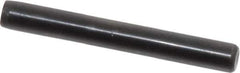 Holo-Krome - 3/16" Diam x 1-1/2" Pin Length Grade 8 Alloy Steel Standard Dowel Pin - Black Luster Finish, C 47-58 & C 60 (Surface) Hardness, 1 Beveled & 1 Rounded End - USA Tool & Supply