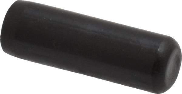 Holo-Krome - 1/4" Diam x 3/4" Pin Length Grade 8 Alloy Steel Standard Dowel Pin - Black Luster Finish, C 47-58 & C 60 (Surface) Hardness, 1 Beveled & 1 Rounded End - USA Tool & Supply