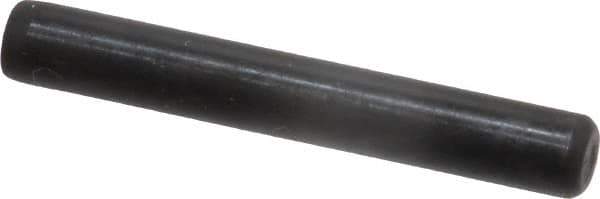 Holo-Krome - 1/4" Diam x 1-3/4" Pin Length Grade 8 Alloy Steel Standard Dowel Pin - Black Luster Finish, C 47-58 & C 60 (Surface) Hardness, 1 Beveled & 1 Rounded End - USA Tool & Supply