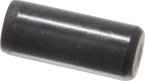 Holo-Krome - 5/16" Diam x 3/4" Pin Length Grade 8 Alloy Steel Standard Dowel Pin - Black Luster Finish, C 47-58 & C 60 (Surface) Hardness, 1 Beveled & 1 Rounded End - USA Tool & Supply