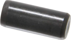 Holo-Krome - 5/16" Diam x 3/4" Pin Length Grade 8 Alloy Steel Standard Dowel Pin - Black Luster Finish, C 47-58 & C 60 (Surface) Hardness, 1 Beveled & 1 Rounded End - USA Tool & Supply