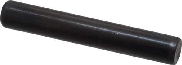 Holo-Krome - 5/16" Diam x 2" Pin Length Grade 8 Alloy Steel Standard Dowel Pin - Black Luster Finish, C 47-58 & C 60 (Surface) Hardness, 1 Beveled & 1 Rounded End - USA Tool & Supply