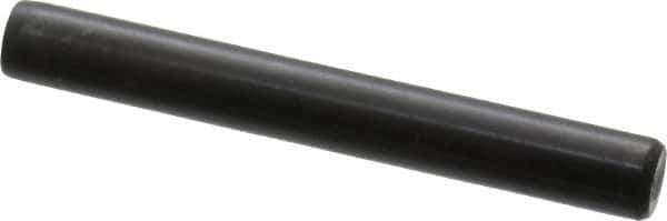 Holo-Krome - 5/16" Diam x 2-1/2" Pin Length Grade 8 Alloy Steel Standard Dowel Pin - Black Luster Finish, C 47-58 & C 60 (Surface) Hardness, 1 Beveled & 1 Rounded End - USA Tool & Supply