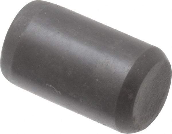 Holo-Krome - 3/8" Diam x 5/8" Pin Length Grade 8 Alloy Steel Standard Dowel Pin - Black Luster Finish, C 47-58 & C 60 (Surface) Hardness, 1 Beveled & 1 Rounded End - USA Tool & Supply