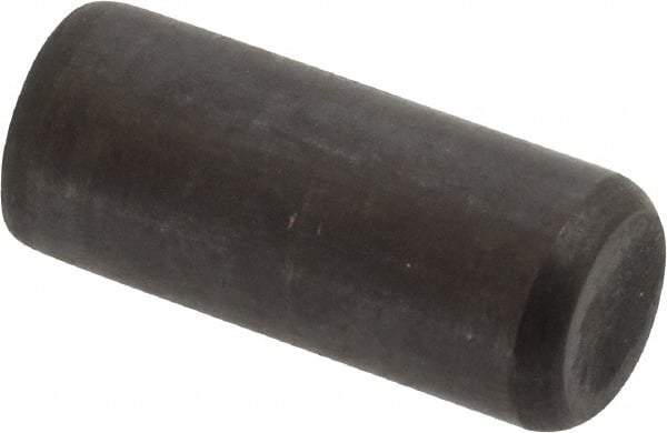 Holo-Krome - 3/8" Diam x 7/8" Pin Length Grade 8 Alloy Steel Standard Dowel Pin - Black Luster Finish, C 47-58 & C 60 (Surface) Hardness, 1 Beveled & 1 Rounded End - USA Tool & Supply