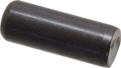 Holo-Krome - 3/8" Diam x 1" Pin Length Grade 8 Alloy Steel Standard Dowel Pin - Black Luster Finish, C 47-58 & C 60 (Surface) Hardness, 1 Beveled & 1 Rounded End - USA Tool & Supply