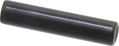 Holo-Krome - 3/8" Diam x 1-3/4" Pin Length Grade 8 Alloy Steel Standard Dowel Pin - Black Luster Finish, C 47-58 & C 60 (Surface) Hardness, 1 Beveled & 1 Rounded End - USA Tool & Supply