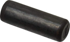 Holo-Krome - 7/16" Diam x 1-1/4" Pin Length Grade 8 Alloy Steel Standard Dowel Pin - Black Luster Finish, C 47-58 & C 60 (Surface) Hardness, 1 Beveled & 1 Rounded End - USA Tool & Supply