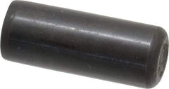 Holo-Krome - 1/2" Diam x 1-1/4" Pin Length Grade 8 Alloy Steel Standard Dowel Pin - Black Luster Finish, C 47-58 & C 60 (Surface) Hardness, 1 Beveled & 1 Rounded End - USA Tool & Supply