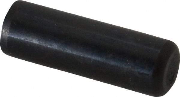 Holo-Krome - 1/2" Diam x 1-1/2" Pin Length Grade 8 Alloy Steel Standard Dowel Pin - Black Luster Finish, C 47-58 & C 60 (Surface) Hardness, 1 Beveled & 1 Rounded End - USA Tool & Supply