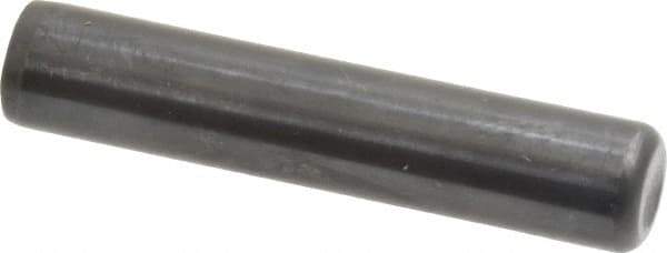 Holo-Krome - 1/2" Diam x 2-1/2" Pin Length Grade 8 Alloy Steel Standard Dowel Pin - Black Luster Finish, C 47-58 & C 60 (Surface) Hardness, 1 Beveled & 1 Rounded End - USA Tool & Supply