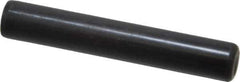 Holo-Krome - 1/2" Diam x 3" Pin Length Grade 8 Alloy Steel Standard Dowel Pin - Black Luster Finish, C 47-58 & C 60 (Surface) Hardness, 1 Beveled & 1 Rounded End - USA Tool & Supply