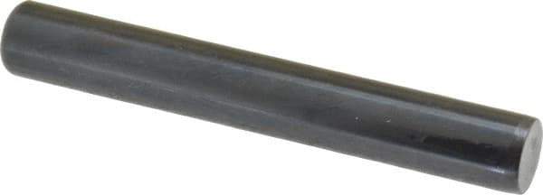 Holo-Krome - 1/2" Diam x 3-1/2" Pin Length Grade 8 Alloy Steel Standard Dowel Pin - Black Luster Finish, C 47-58 & C 60 (Surface) Hardness, 1 Beveled & 1 Rounded End - USA Tool & Supply