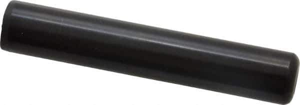 Holo-Krome - 5/8" Diam x 3-1/2" Pin Length Grade 8 Alloy Steel Standard Dowel Pin - Black Luster Finish, C 47-58 & C 60 (Surface) Hardness, 1 Beveled & 1 Rounded End - USA Tool & Supply