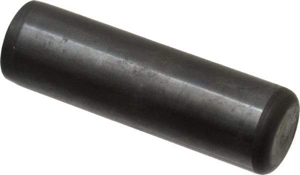 Holo-Krome - 3/4" Diam x 2-1/2" Pin Length Grade 8 Alloy Steel Standard Dowel Pin - Black Luster Finish, C 47-58 & C 60 (Surface) Hardness, 1 Beveled & 1 Rounded End - USA Tool & Supply
