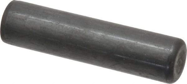 Holo-Krome - 3/4" Diam x 3" Pin Length Grade 8 Alloy Steel Standard Dowel Pin - Black Luster Finish, C 47-58 & C 60 (Surface) Hardness, 1 Beveled & 1 Rounded End - USA Tool & Supply