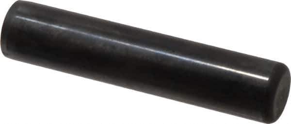 Holo-Krome - 3/4" Diam x 3-1/2" Pin Length Grade 8 Alloy Steel Standard Dowel Pin - Black Luster Finish, C 47-58 & C 60 (Surface) Hardness, 1 Beveled & 1 Rounded End - USA Tool & Supply