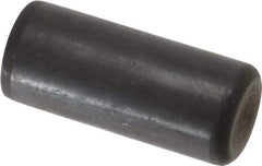 Holo-Krome - 7/8" Diam x 2" Pin Length Grade 8 Alloy Steel Standard Dowel Pin - Black Luster Finish, C 47-58 & C 60 (Surface) Hardness, 1 Beveled & 1 Rounded End - USA Tool & Supply