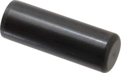 Holo-Krome - 7/8" Diam x 2-1/2" Pin Length Grade 8 Alloy Steel Standard Dowel Pin - Black Luster Finish, C 47-58 & C 60 (Surface) Hardness, 1 Beveled & 1 Rounded End - USA Tool & Supply