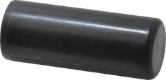 Holo-Krome - 1" Diam x 2-1/2" Pin Length Grade 8 Alloy Steel Standard Dowel Pin - Black Luster Finish, C 47-58 & C 60 (Surface) Hardness, 1 Beveled & 1 Rounded End - USA Tool & Supply