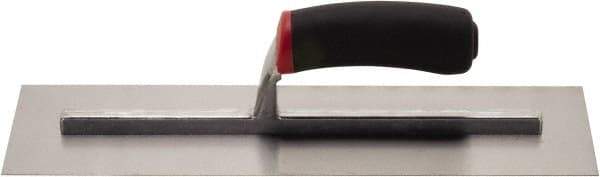 Hyde Tools - Carbon Steel Masonry Trowel - 14" Long x 4" Wide, Wood Handle - USA Tool & Supply