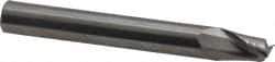 OSG - 5/16", 7/16" LOC, 5/16" Shank Diam, 2-1/2" OAL, 2 Flute, Solid Carbide Square End Mill - Single End, Uncoated, Spiral Flute, 30° Helix, Centercutting, Right Hand Cut, Right Hand Flute, Series 2021 - USA Tool & Supply