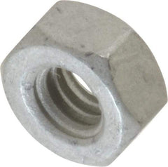 Armor Coat - 1/4-20 UNC Steel Right Hand Hex Nut - 7/16" Across Flats, 7/32" High, Armor Coat Finish - USA Tool & Supply