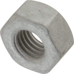 Armor Coat - 1/4-28 UNF Steel Right Hand Hex Nut - 7/16" Across Flats, 7/32" High, Armor Coat Finish - USA Tool & Supply