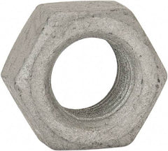 Armor Coat - 7/16-20 UNF Steel Right Hand Hex Nut - 11/16" Across Flats, 3/8" High, Armor Coat Finish - USA Tool & Supply