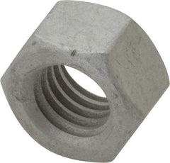 Armor Coat - 1/2-13 UNC Steel Right Hand Hex Nut - 3/4" Across Flats, 7/16" High, Armor Coat Finish - USA Tool & Supply