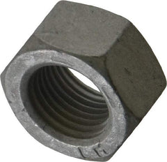 Armor Coat - 1/2-20 UNF Steel Right Hand Hex Nut - 3/4" Across Flats, 7/16" High, Armor Coat Finish - USA Tool & Supply