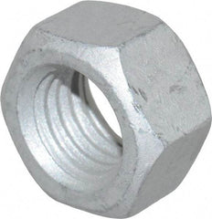 Armor Coat - 5/8-11 UNC Steel Right Hand Hex Nut - 15/16" Across Flats, 35/64" High, Armor Coat Finish - USA Tool & Supply
