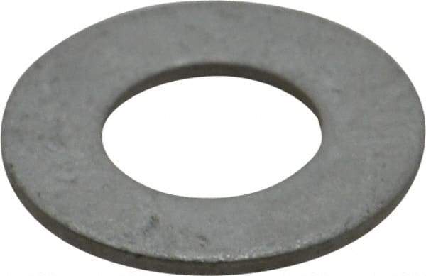 Armor Coat - 7/16" Screw, Grade 8 Alloy Steel SAE Flat Washer - 15/32" ID x 59/64" OD, 0.05" Thick - USA Tool & Supply